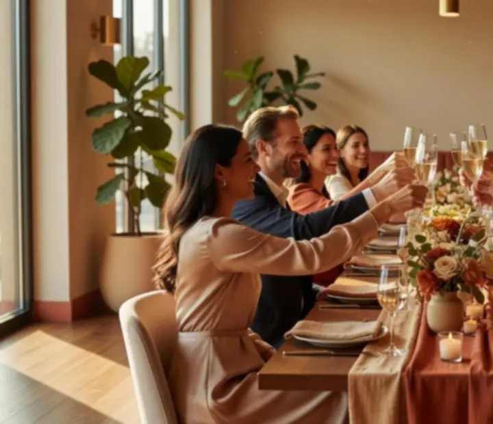 Válogatott pillanatok korábbi vacsorákról és offline póker estekről a Harvestroom Diningben.