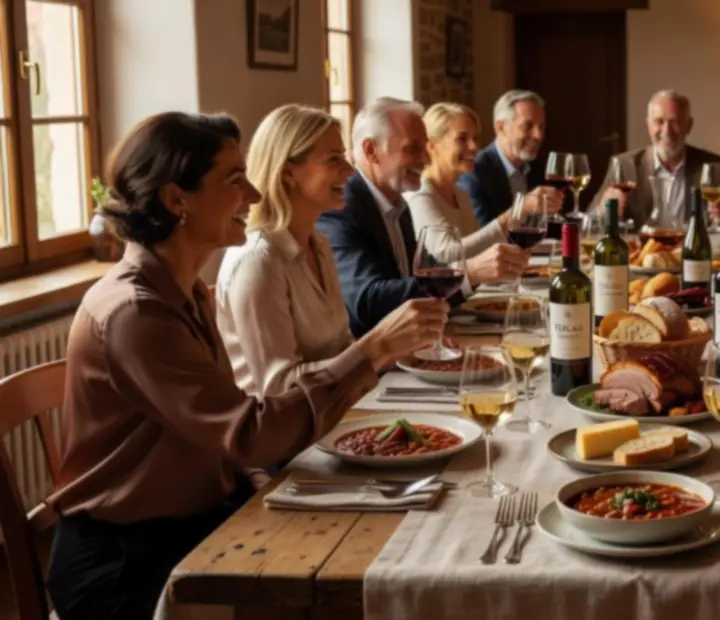 Szezonális borvacsora elegáns terítéssel és borkóstolóval
